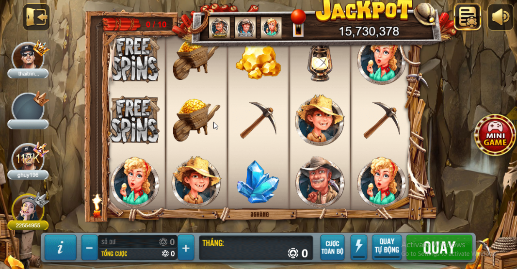 Trải nghiệm game Gold Country tại 68 Game bài.